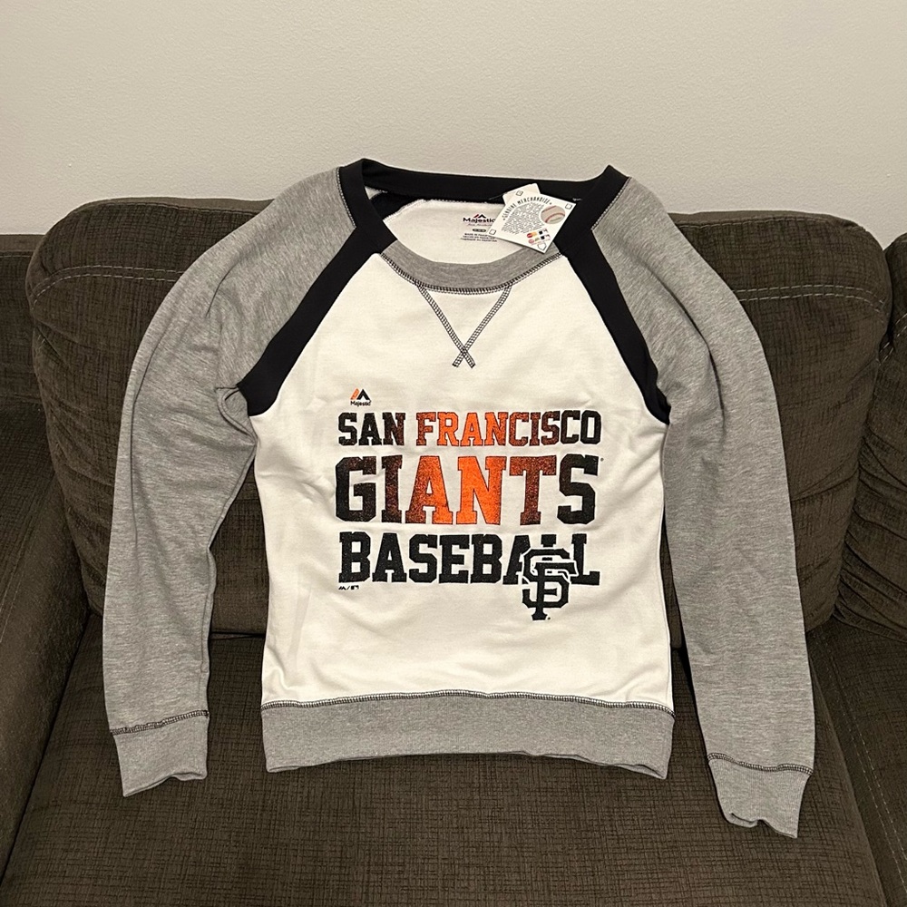 Majestic San Francisco Giants MLB Baseball Sweater Sweatshirt Women’s Sz: Medium